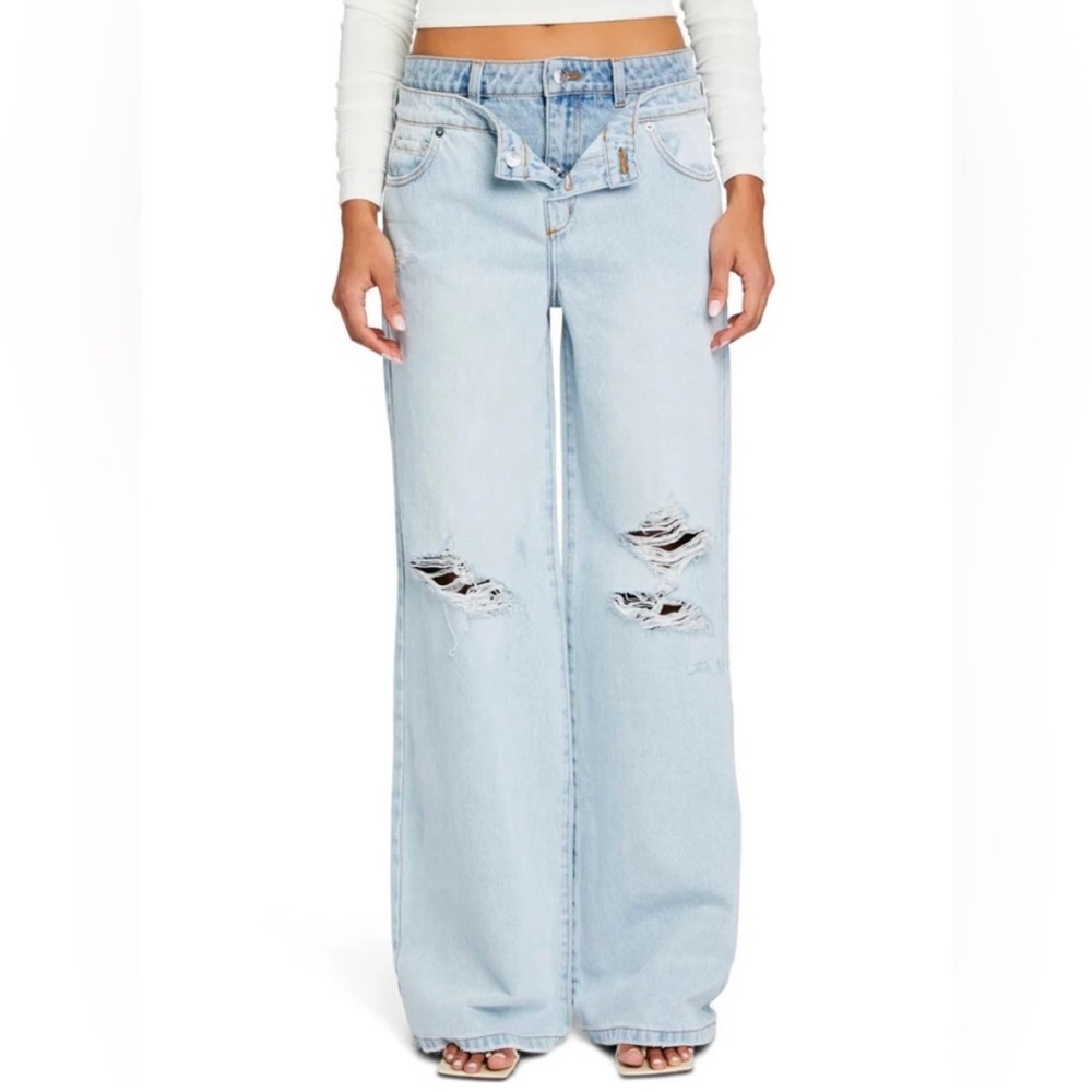 SER.O.YA SAPHIRA JEAN Wide Leg Skylight NWT✨ $298 NEW Sz 26 - Picture 10 of 15